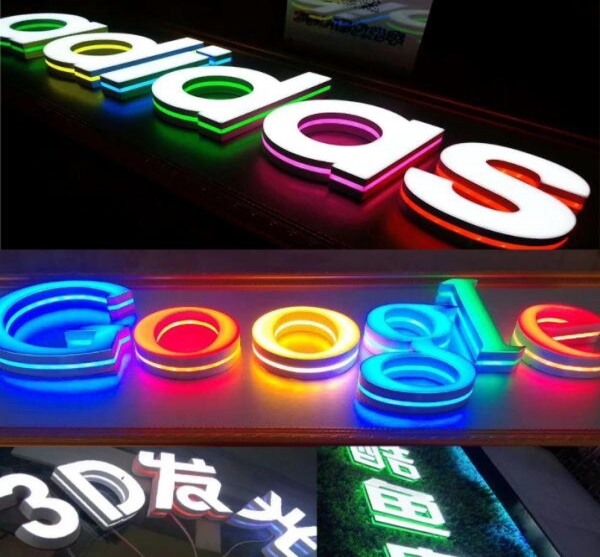 3D發(fā)光字制作，3D發(fā)光字打印加工